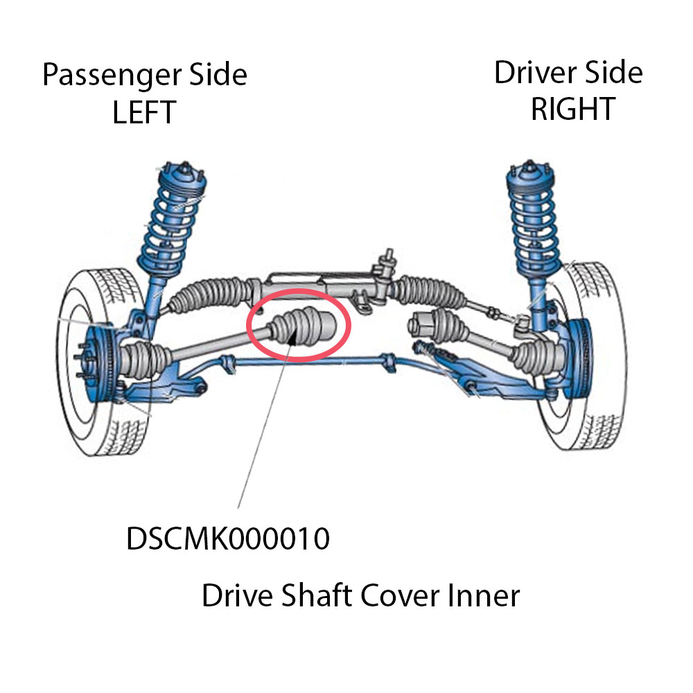 Drive Shaft Cover Inner Left