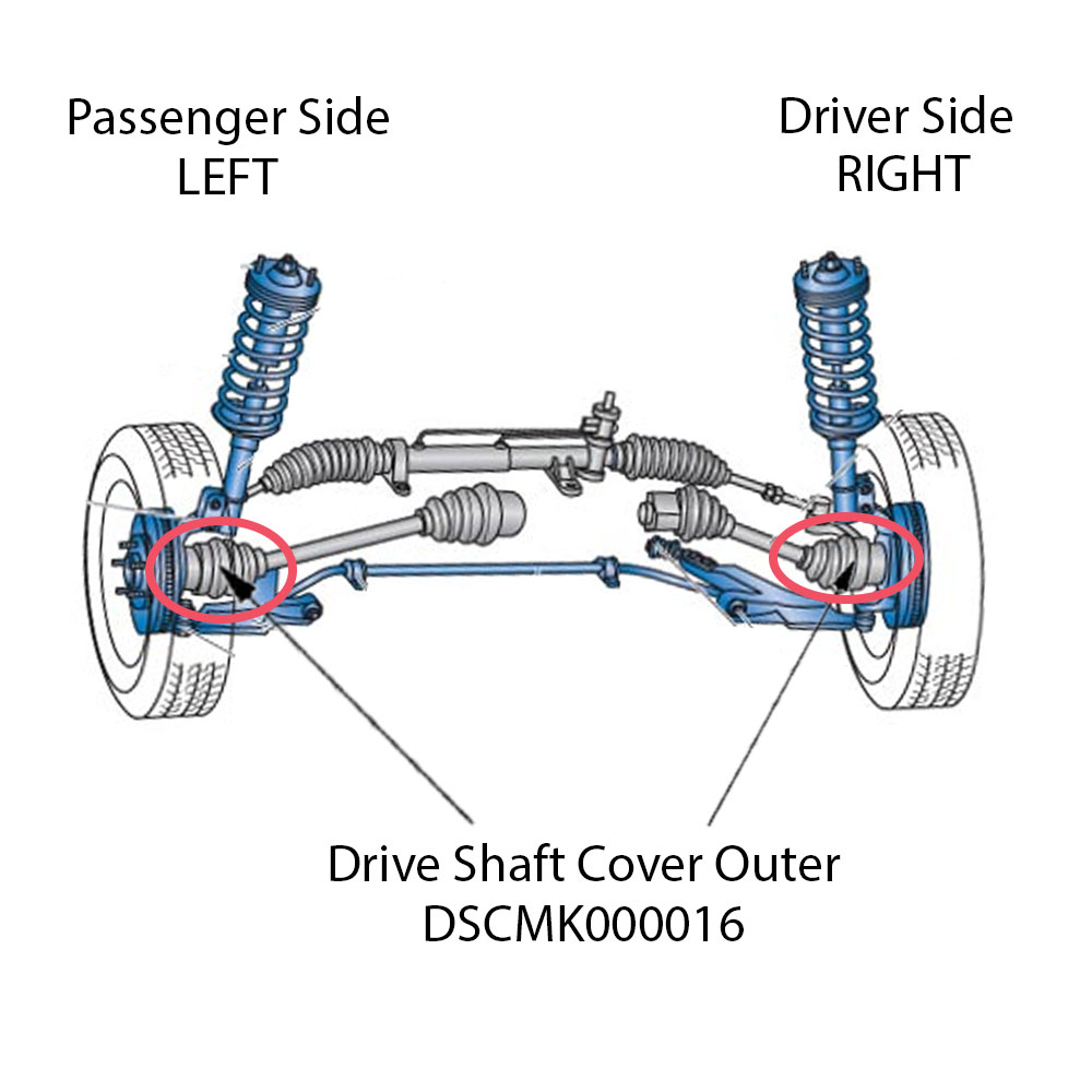 Drive Shaft Cover Outer PU Silicone (UNIVERSAL)