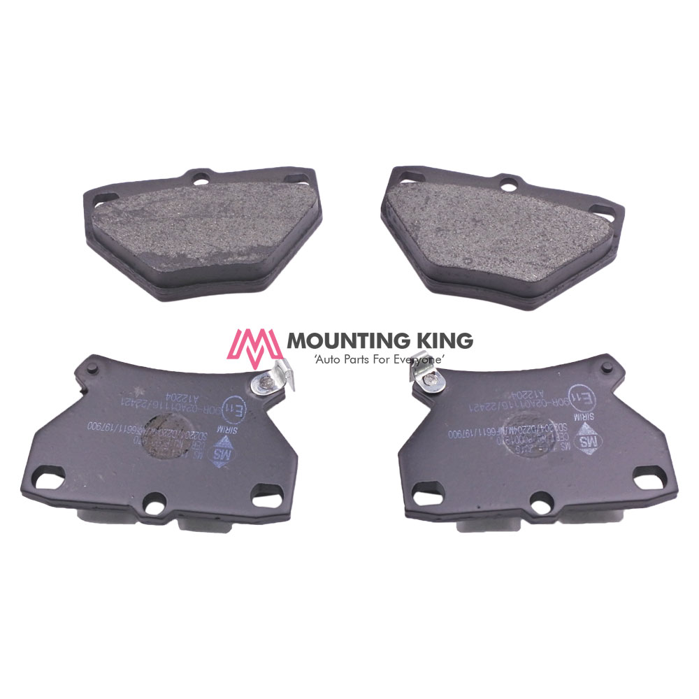 Horsepower Front & Rear Brake Kit With Disc Rotors And Pads For Corolla ZZE122 2002-2005