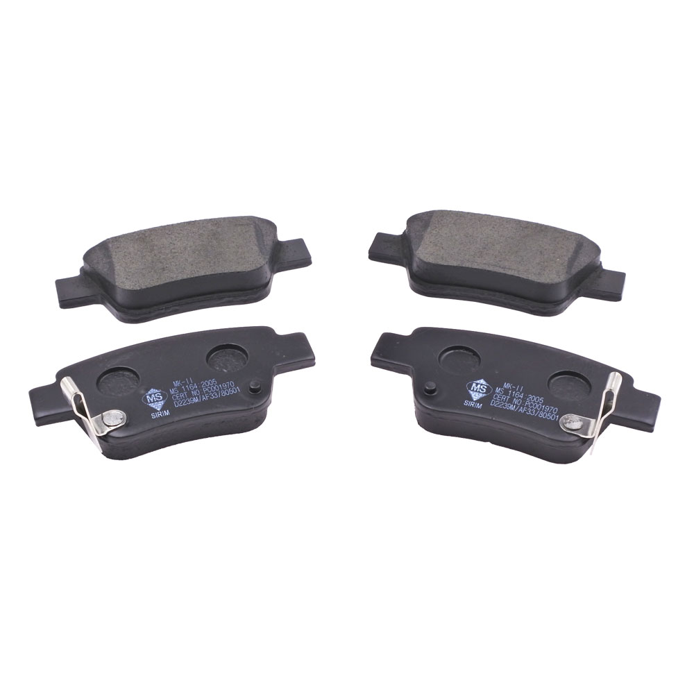 Rear Brake Pad Set (Akebono)