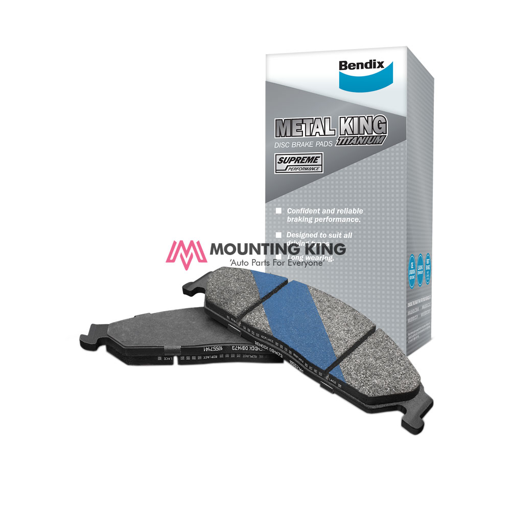 Rear Brake Pad Set (Bendix Metal King)